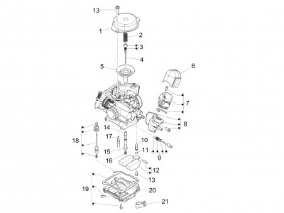 Συστατικά μέρη καρμπιρατέρ